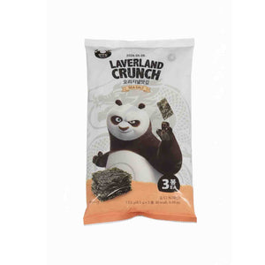 Manjun Laverland Crunch Sea Salt Korean Seaweed 4.5g x 3