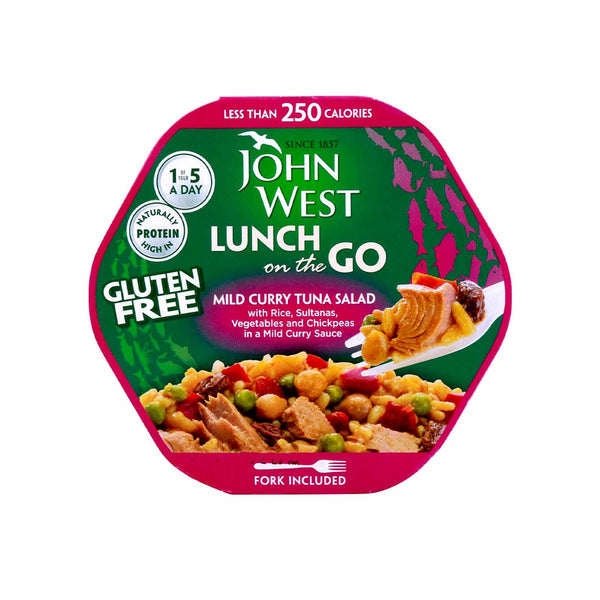 John West On The Go Mild Curry Tuna Salad 220g
