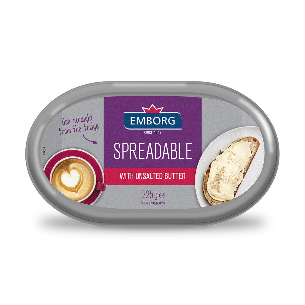 Emborg Spreadable Unsalted Butter 225g