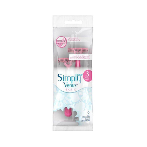 Gillette Simply Venus 3 Basic 2pcs/pack