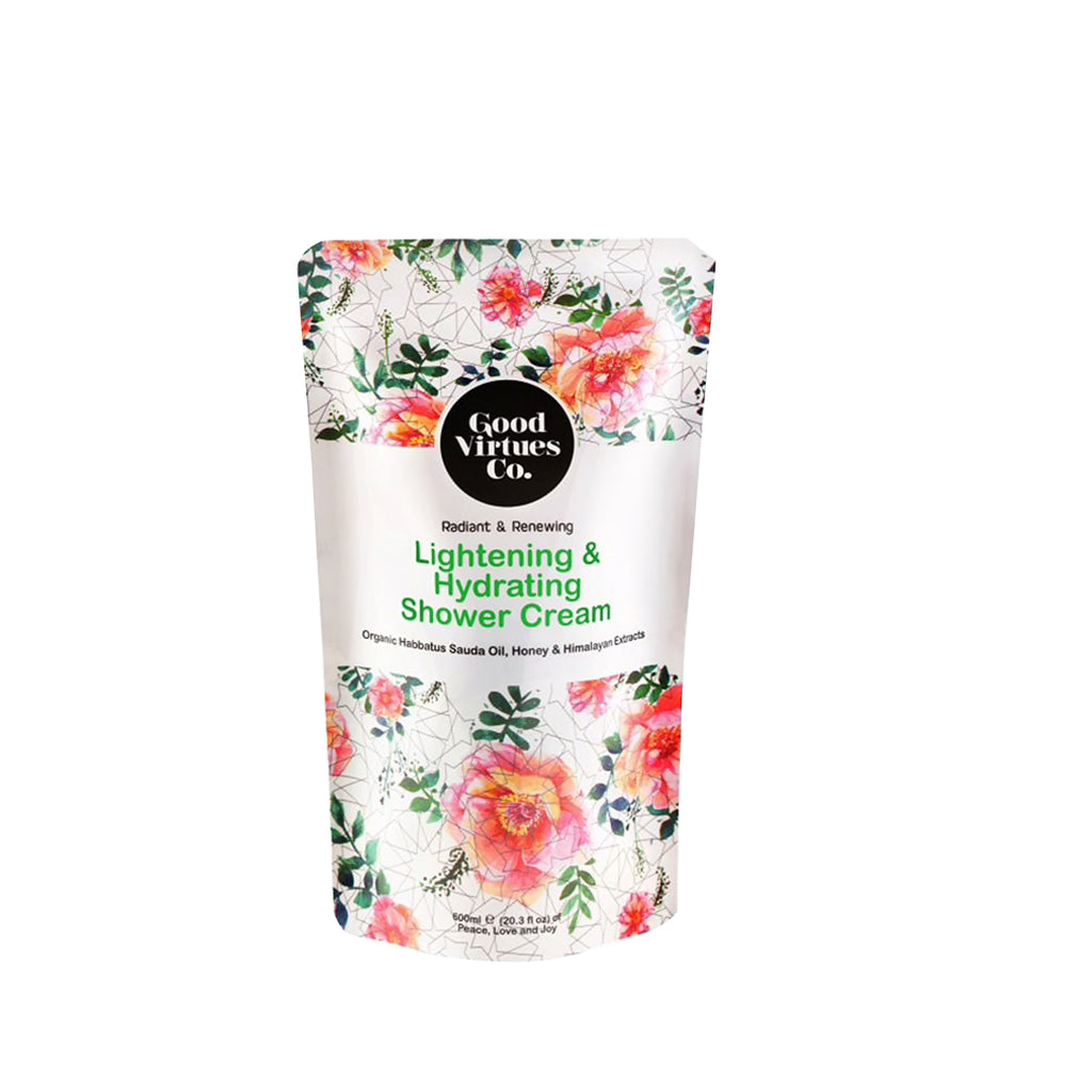 Good Virtues Co Lightening and Hydrating Shower Cream Refill 600g