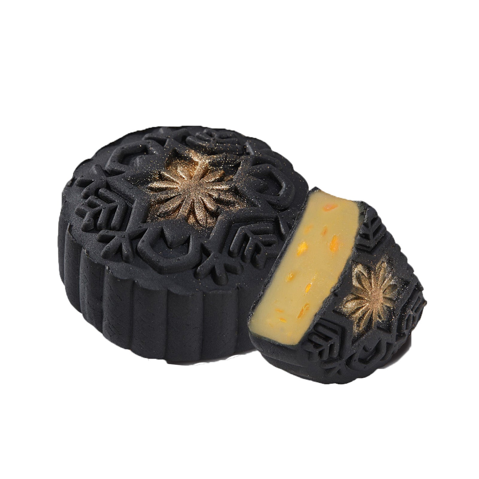 Yu Ai Golden Charcoal With Lotus with Crushed Yolk Mooncake 1unit