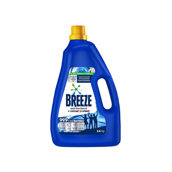 Breeze Detergent Liquid Anti-Bacterial & Colour Protect 3.6kg (highest price)