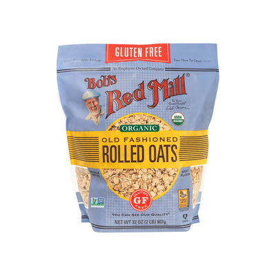 Bobs Red Mill Gluten Free Organic Old Fashioned Rolled Oats 907g