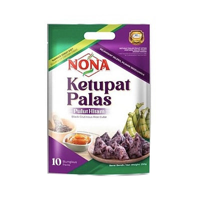 Nona Instant Ketupat Palas Pulut Hitam (Black Glutinous Stuff Rice) 250g