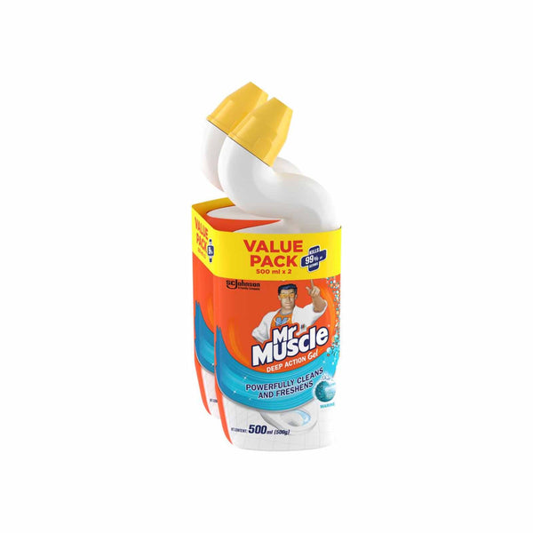 Mr Muscle Rust and Toilet Shield Toilet Bowl Cleaner 500ml x 2