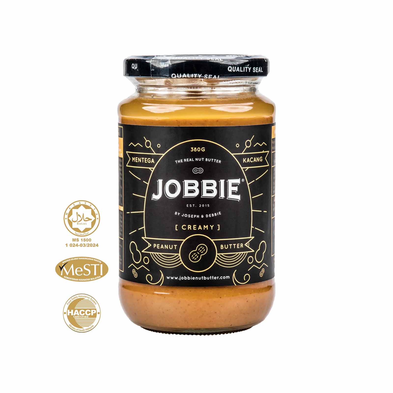 Jobbie Creamy Classic Peanut Butter 380g