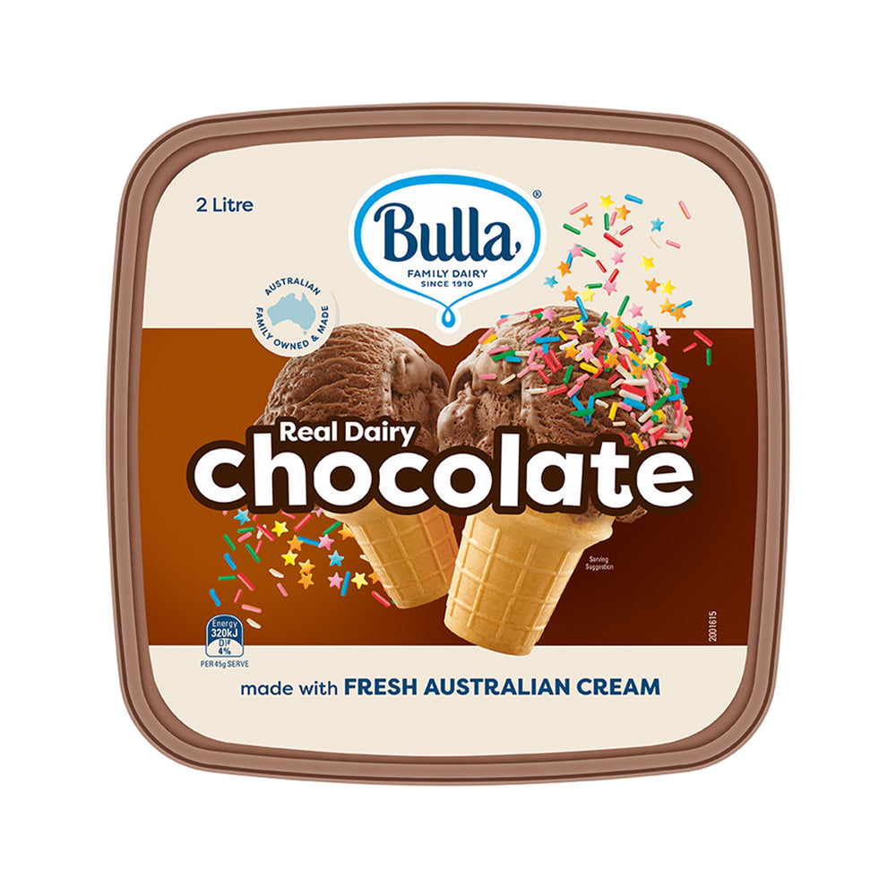 Bulla Really Dairy Chocolate Ice Cream 2L