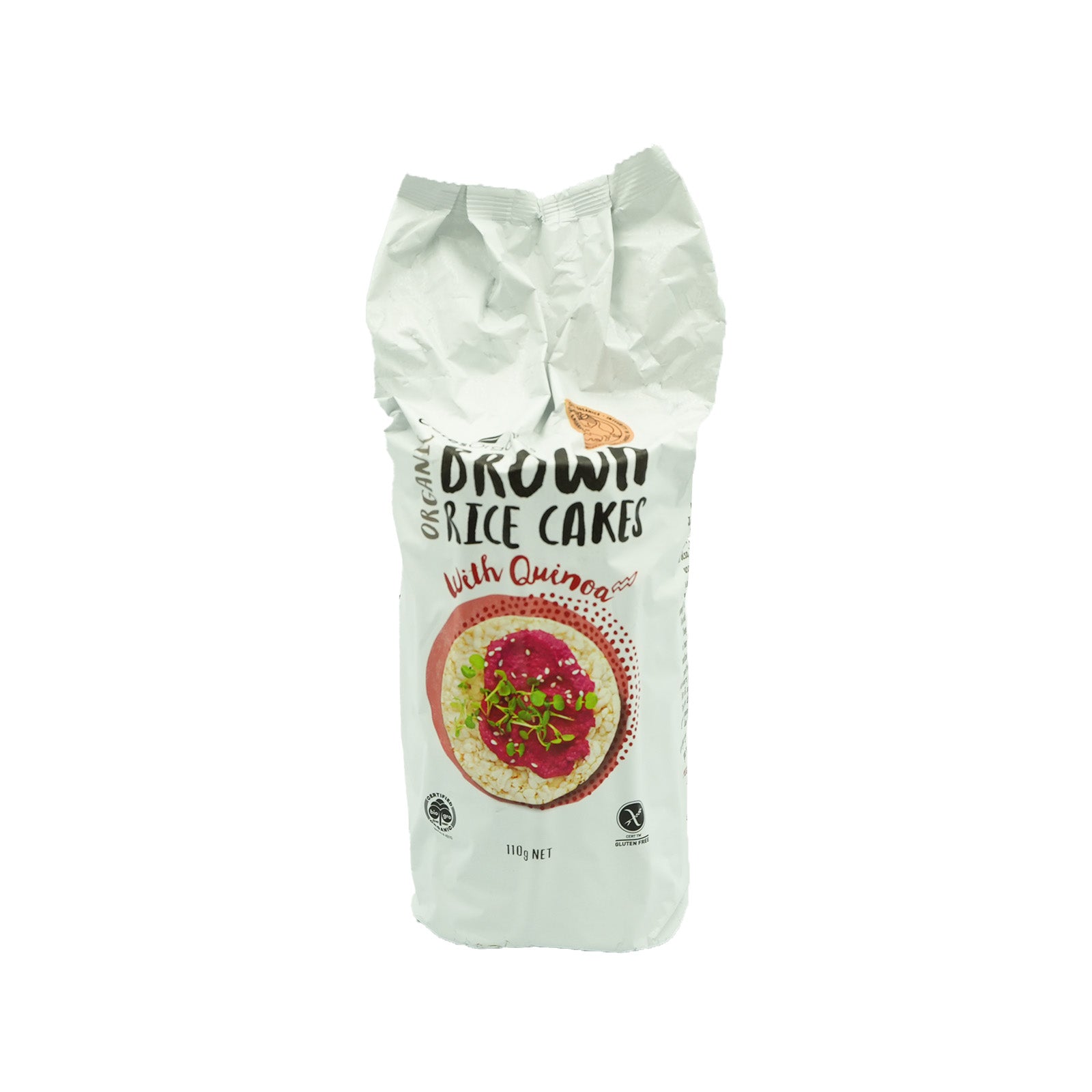 Ceres Organics Rice Cake Quinoa Brown Jasmine Rice 110g