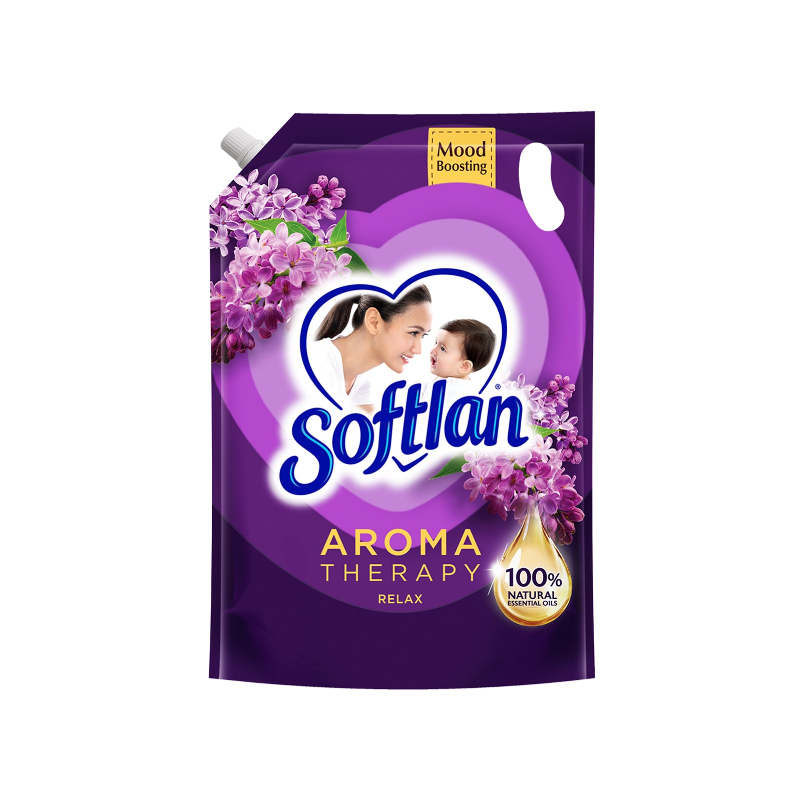 Softlan Aroma Relax Refill Fabric Softener Refill 1.3L