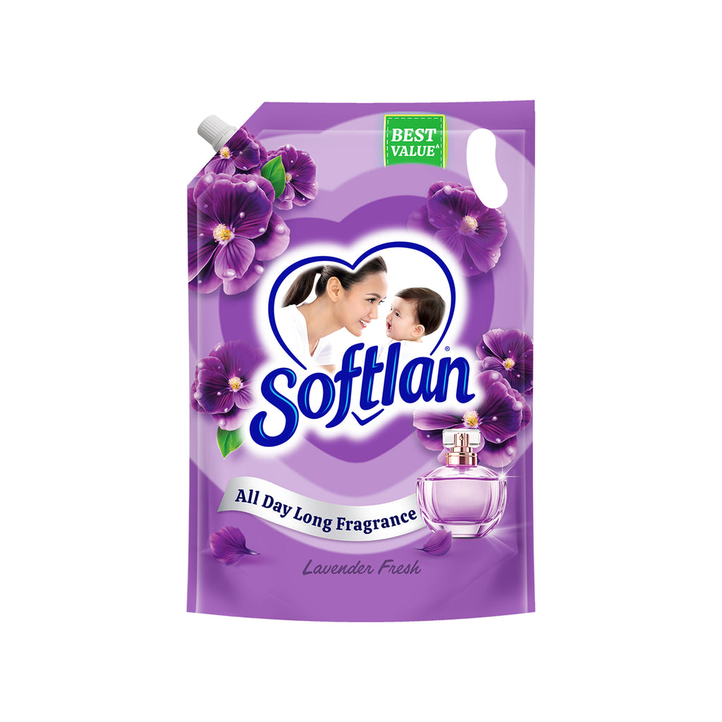 Softlan Lavender Fresh Fabric Softener Refill 1.4L
