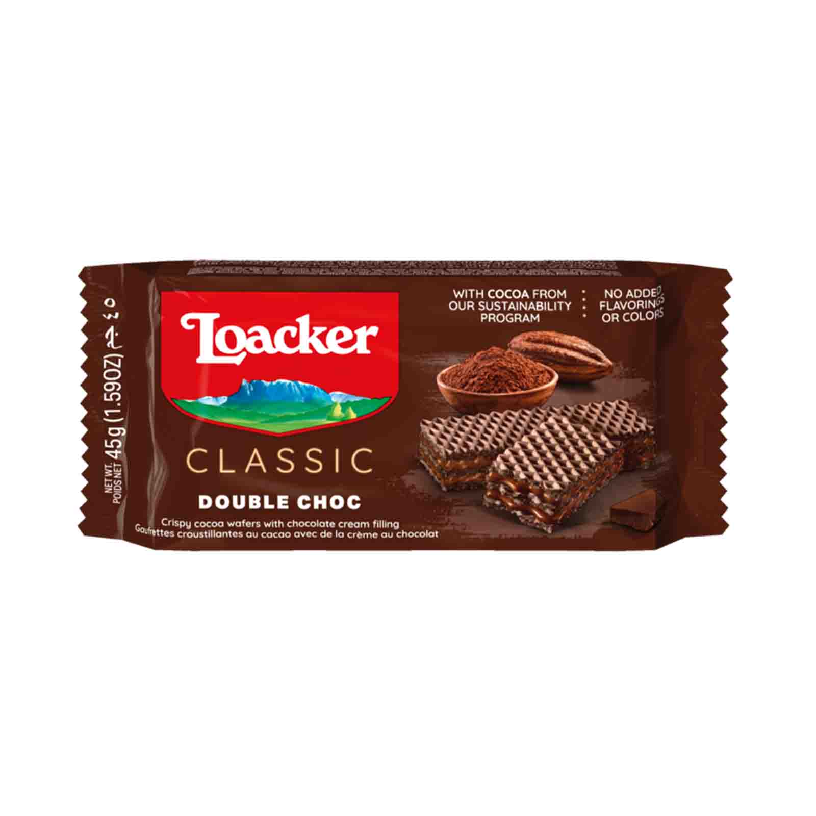 Loacker Double Chocolate 45g
