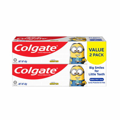 Colgate Kids Minion Toothpaste Twinpack 1set