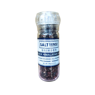 Salt Sense Black Himalayan Rock Salt Grinder 120g