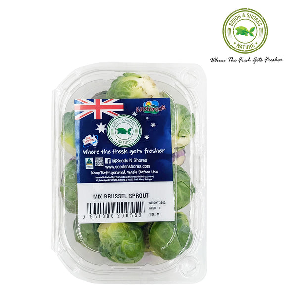 The Seeds and Shores Mixed Brussel Sprout (Australia) 250g (highest price)