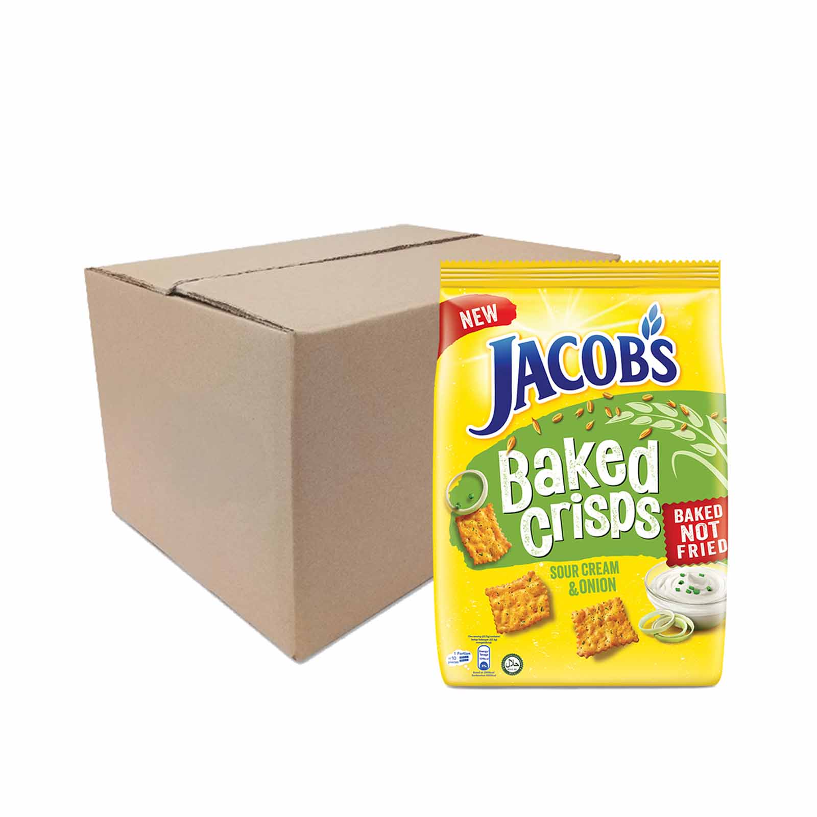 Jacobs Baked Crisp Sour Cream Flavour 229g