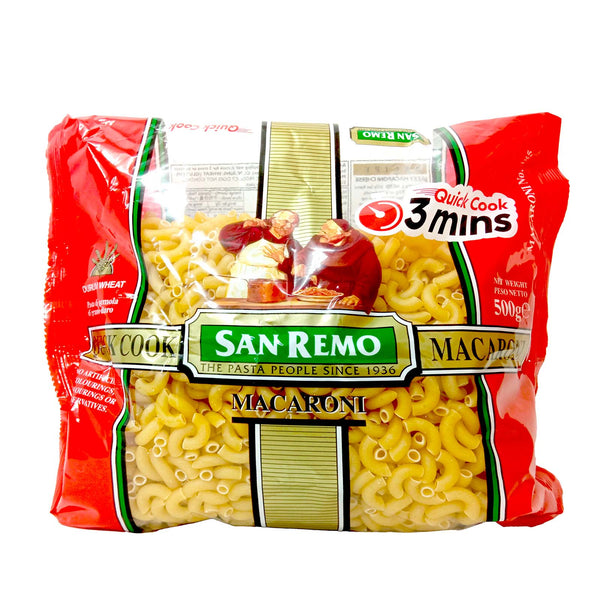 San Remo Quick Cook Macaroni 500g (highest price)