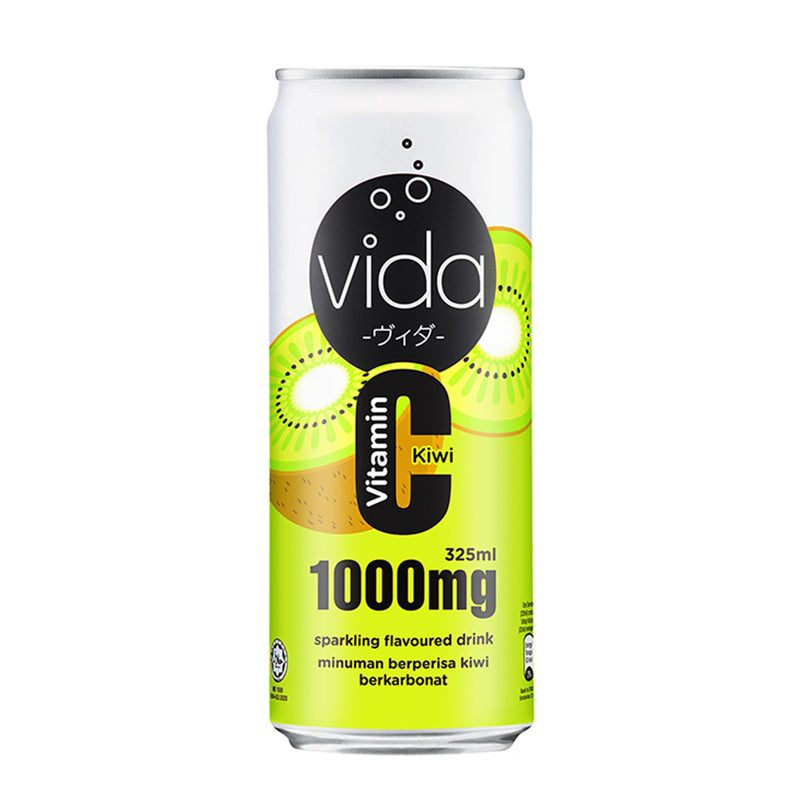 Vida C Kiwi Sparkling Flavoured Drink 325ml x 4