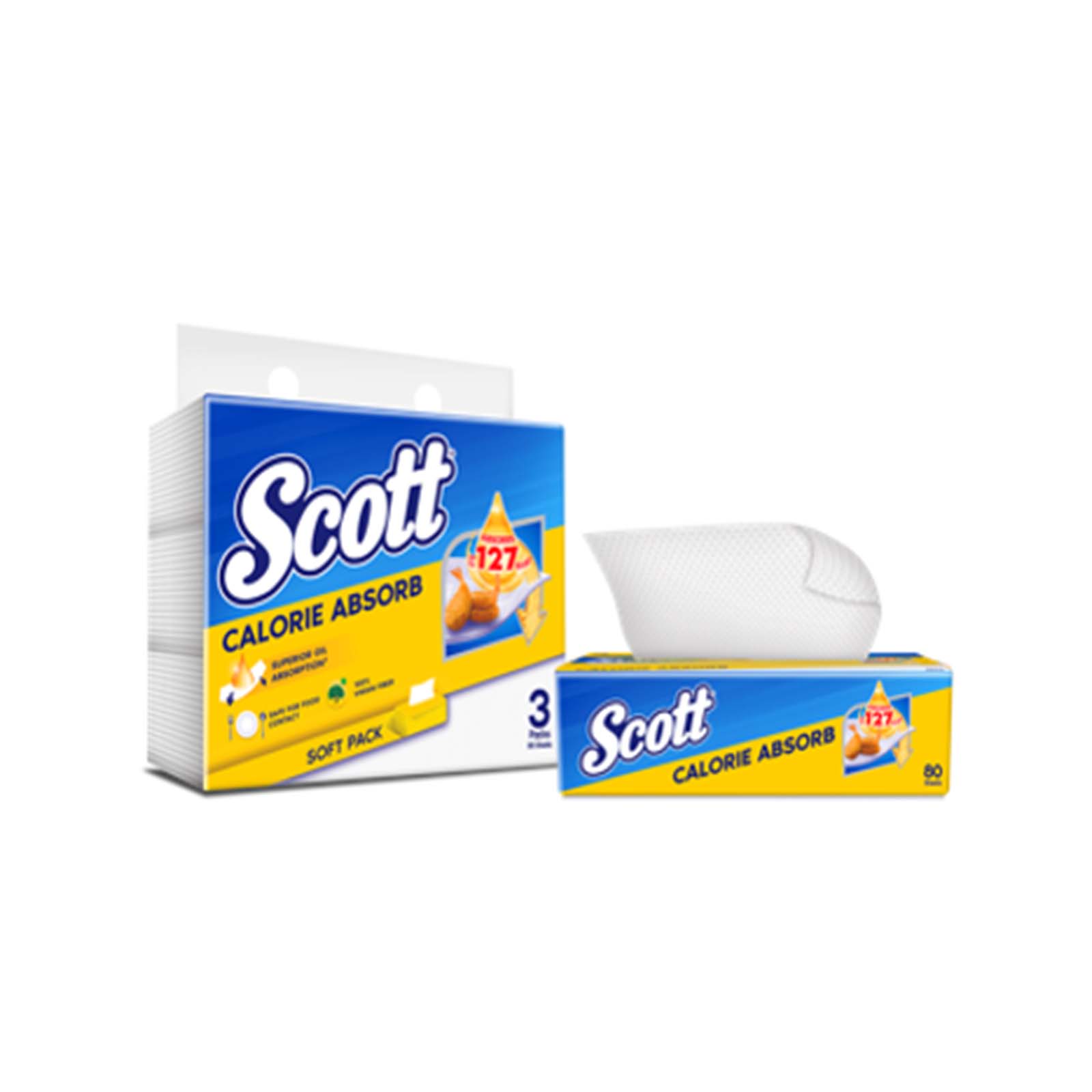 Scott Calorie Interfolder Kitchen Towel 80sheets x 3