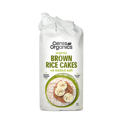 Ceres Organic Brow Rice Cake No Added Salt 110g