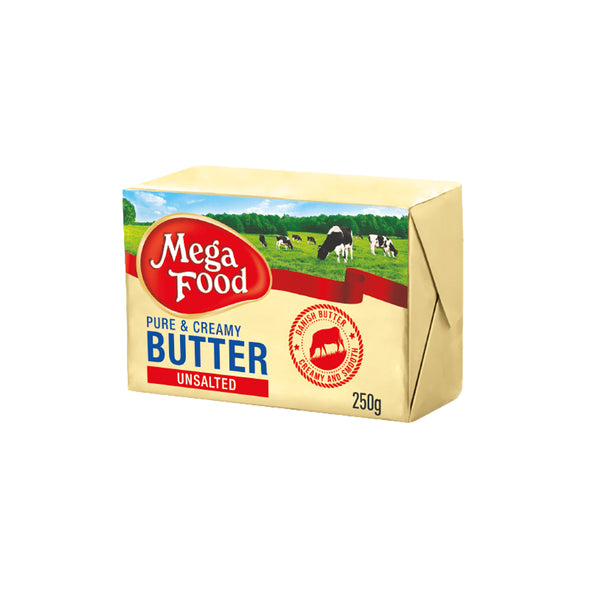 Mega Food Danish Butter Unsalted 250g (highest price)