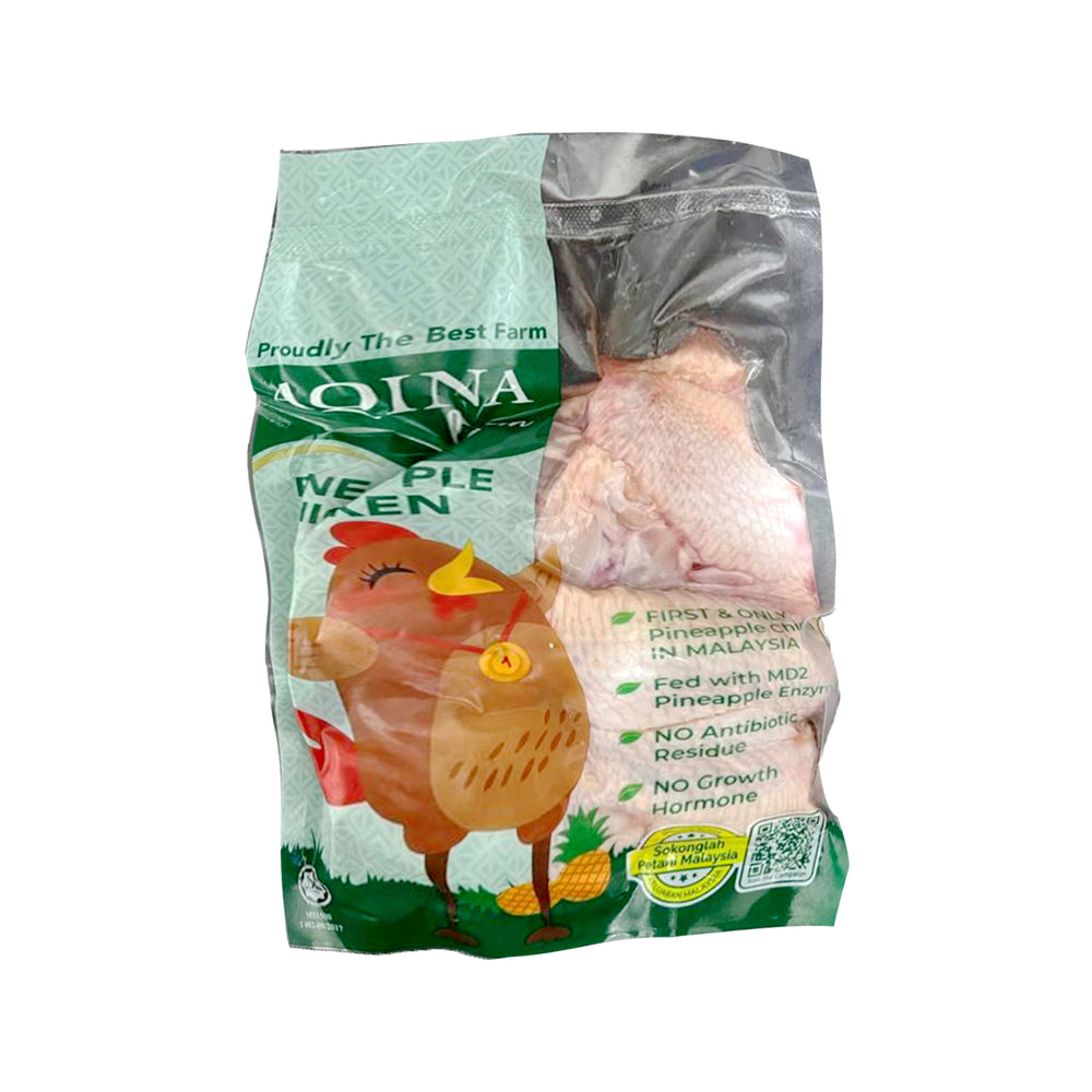 Aqina Chilled Pineapple Chicken Mid Joint Wing 500g+/-