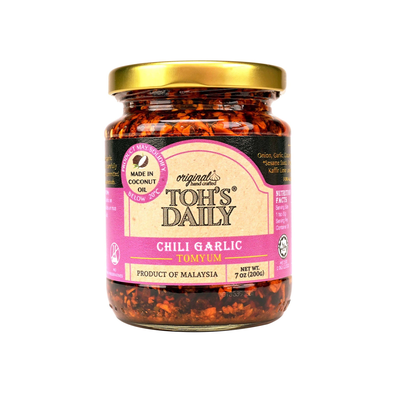 Toh's Chili Garlic Tom Yum 200g