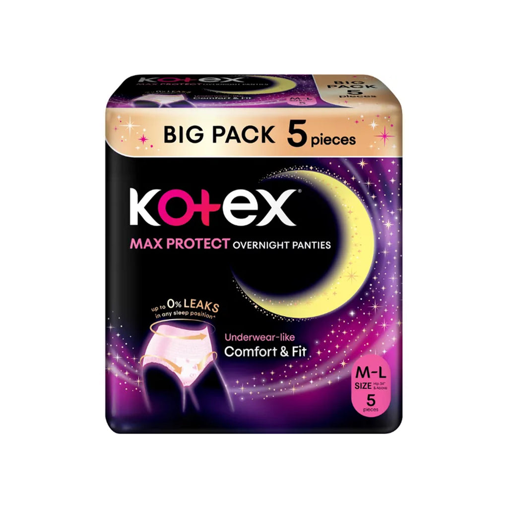 Kotex Overnight Panties (Medium to Large) 5pcs/pack