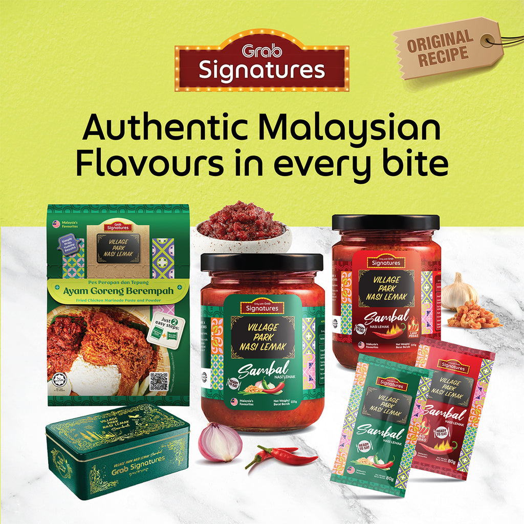 Grab Signature Village Park Original Nasi Lemak Sambal Jar 225g