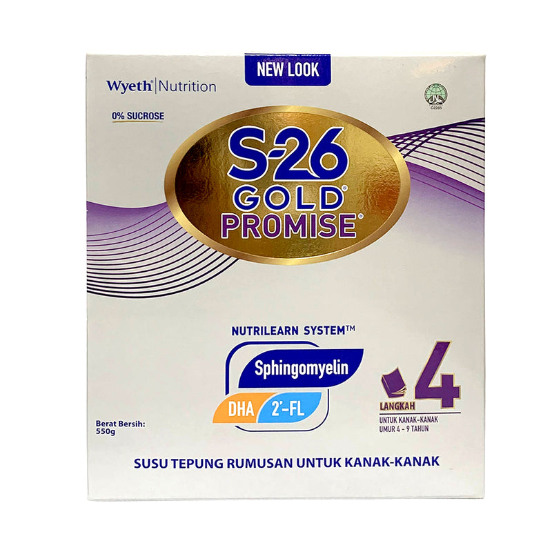 Wyeth S-26 Gold Promise Step 4 Formulated Milk Powder 550g