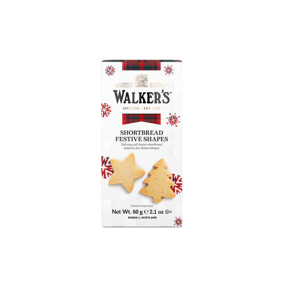 Walker's Shortbread Festive Shapes 60g