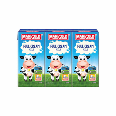Marigold UHT Full Cream 200ml x 3
