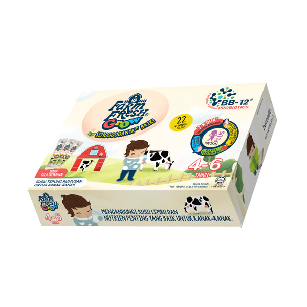 Farm Fresh Grow Milk Powder 4-6 Years Old 30g x 10