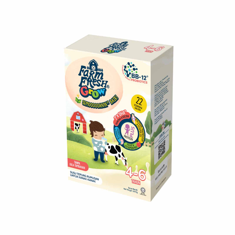Farm Fresh Grow Milk Powder 4-6 Years Old 800g