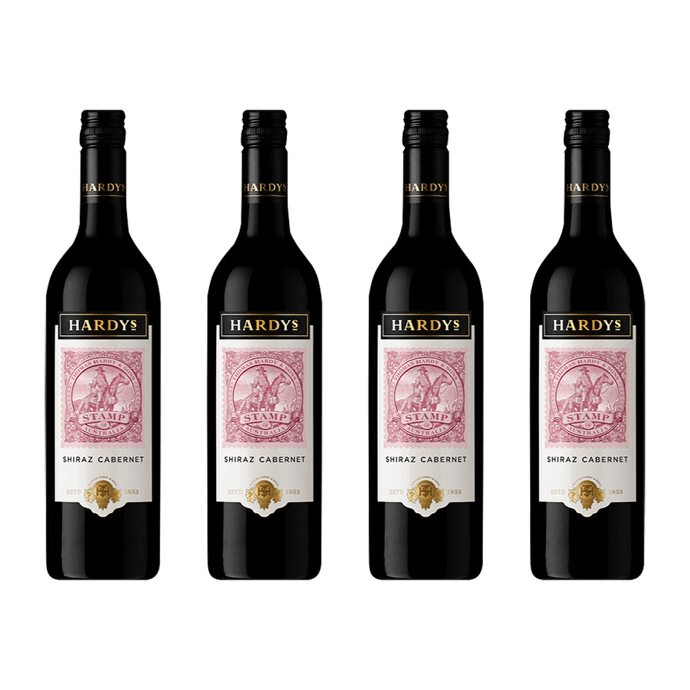 Hardys Stamp Shiraz Cabernet 750ml x 4