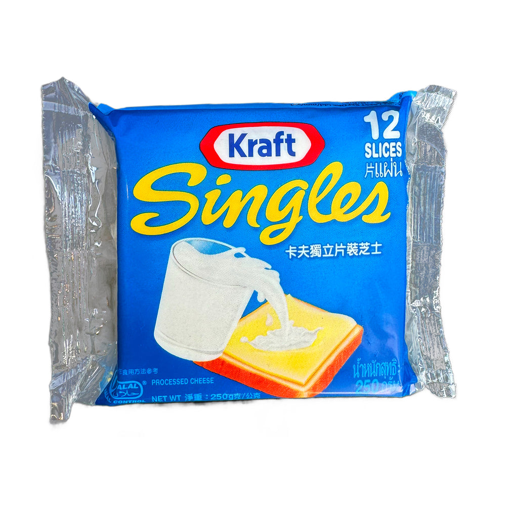 Kraft Single Cheese Slices (12 slices) 250g