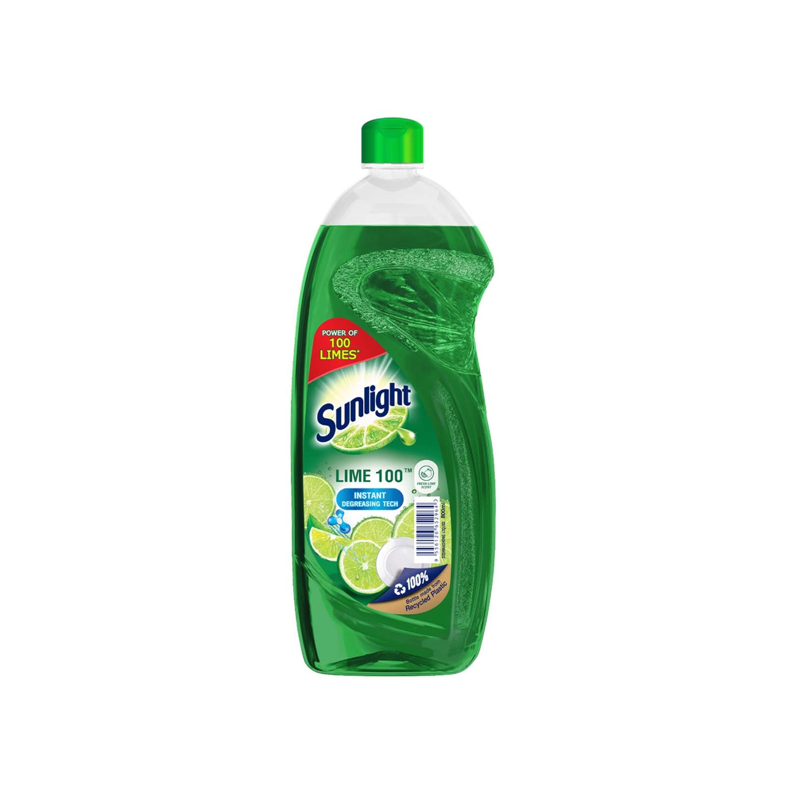 Sunlight Liquid Dishwash Lime Scent 800ml