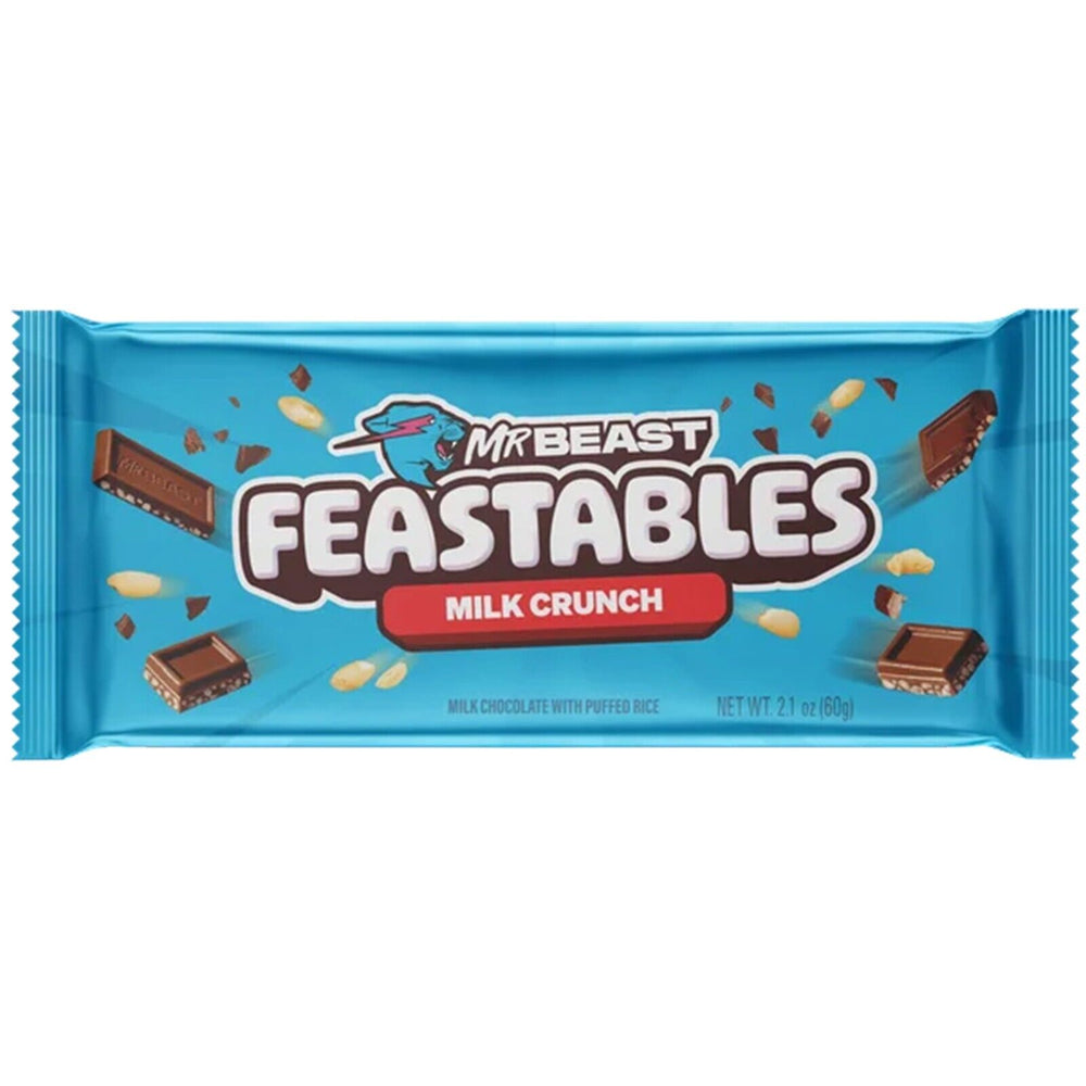 Feastables Mrbeast Milk Crunch Bar 60g