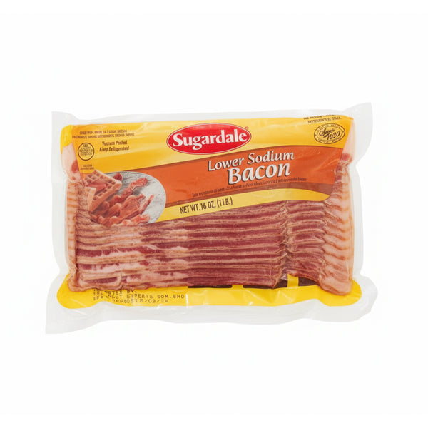[NON-HALAL] Sugardale Lower Sodium Bacon 454g