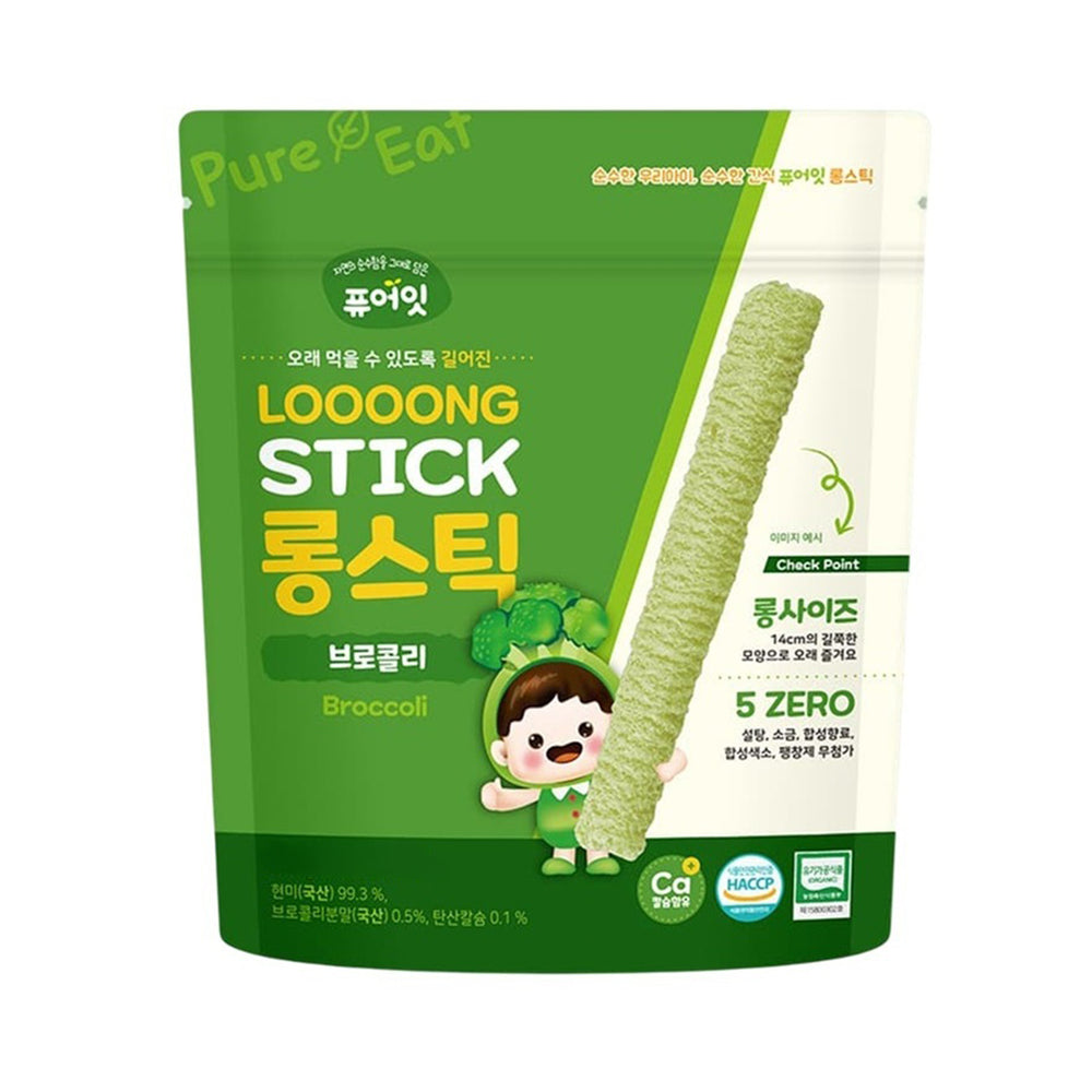Pure Eat Organic Loooong Stick Broccoli 30g