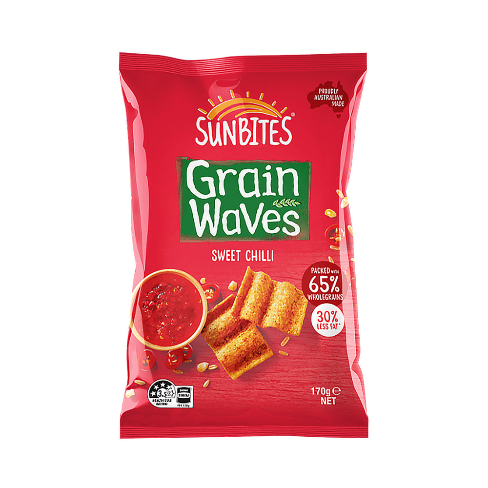 Sunbites Grain Waves Sweet Chilli 140g