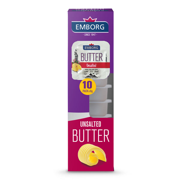 Emborg Mini Unsalted Butter 8g x 10 (highest price)