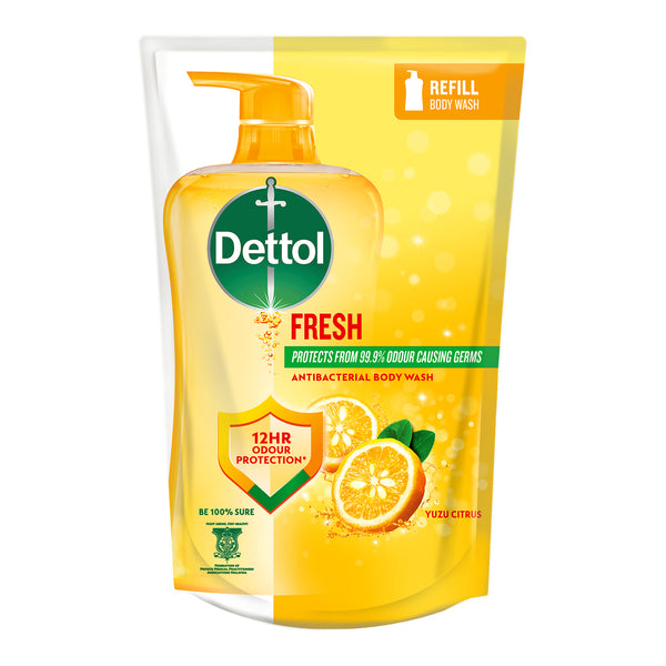 Dettol Shower Gel Pouch Fresh Refill 800ml