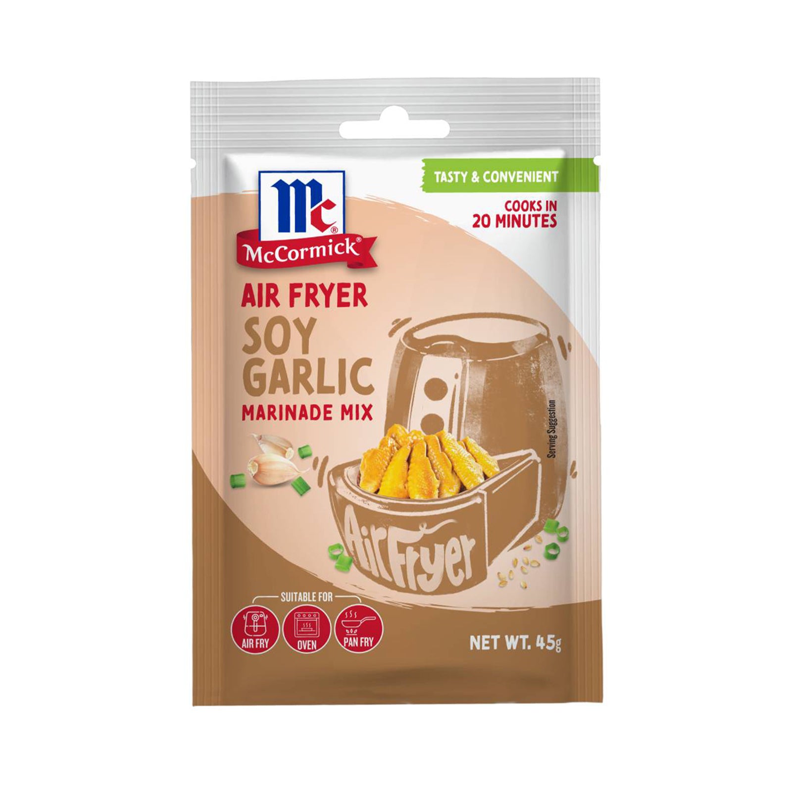 McCormick Air Fryer Soy Garlic Marinade Mix 45g