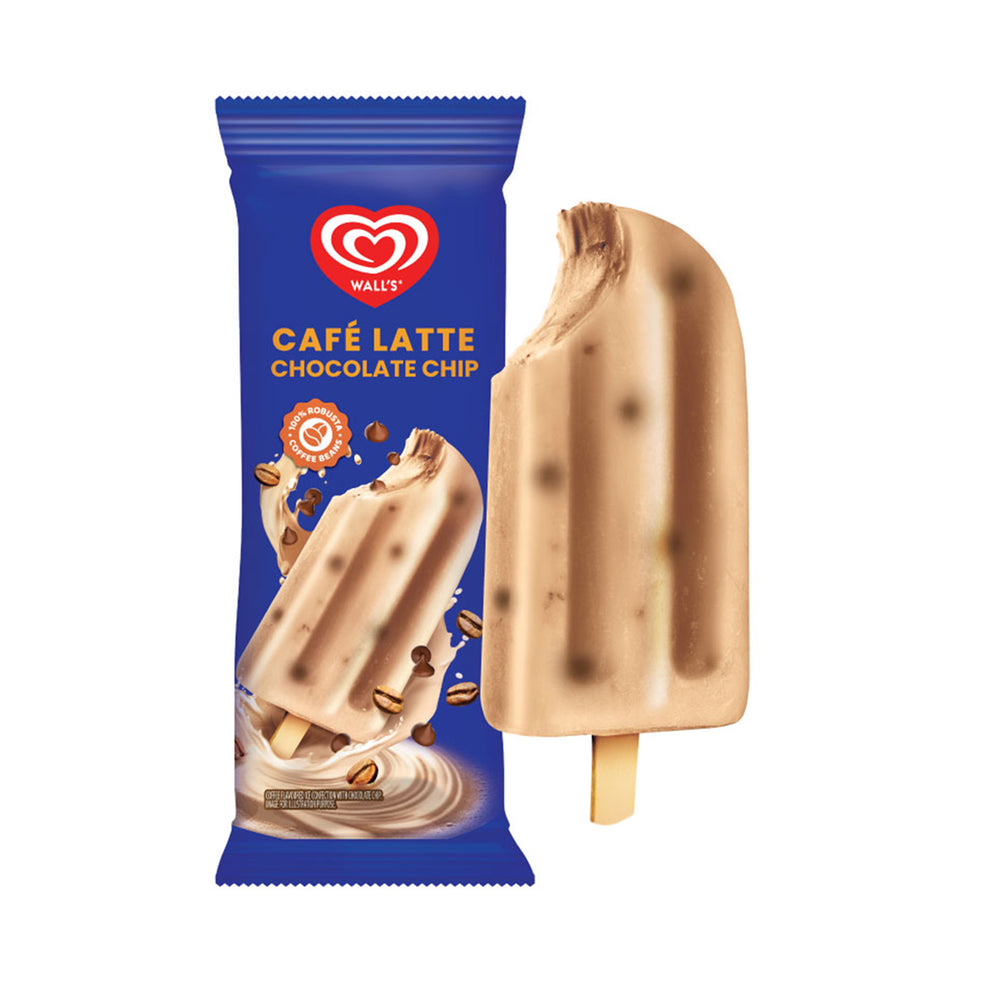 Wall's Cafe Latte Choc Chip Ice Ceam Stick 68ml