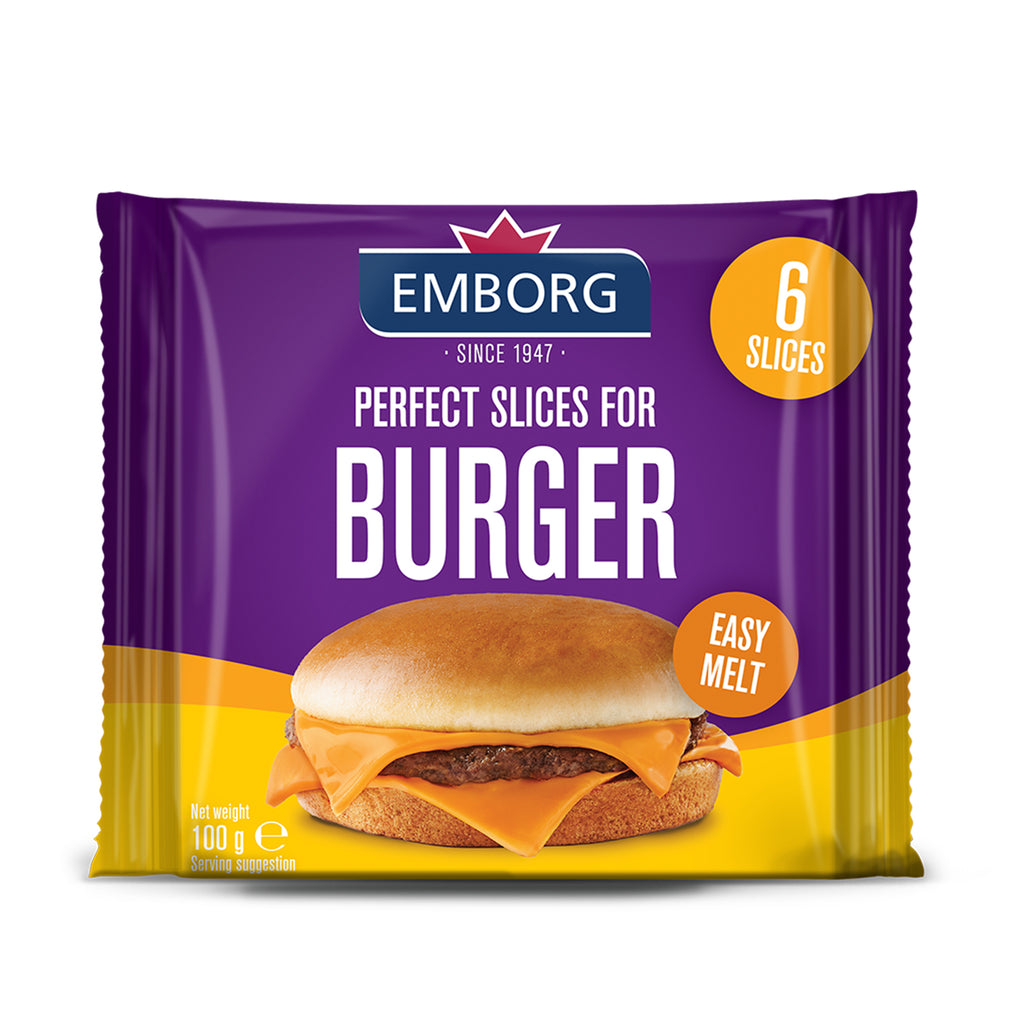 Emborg Perfect Burger Slices Cheese 400g