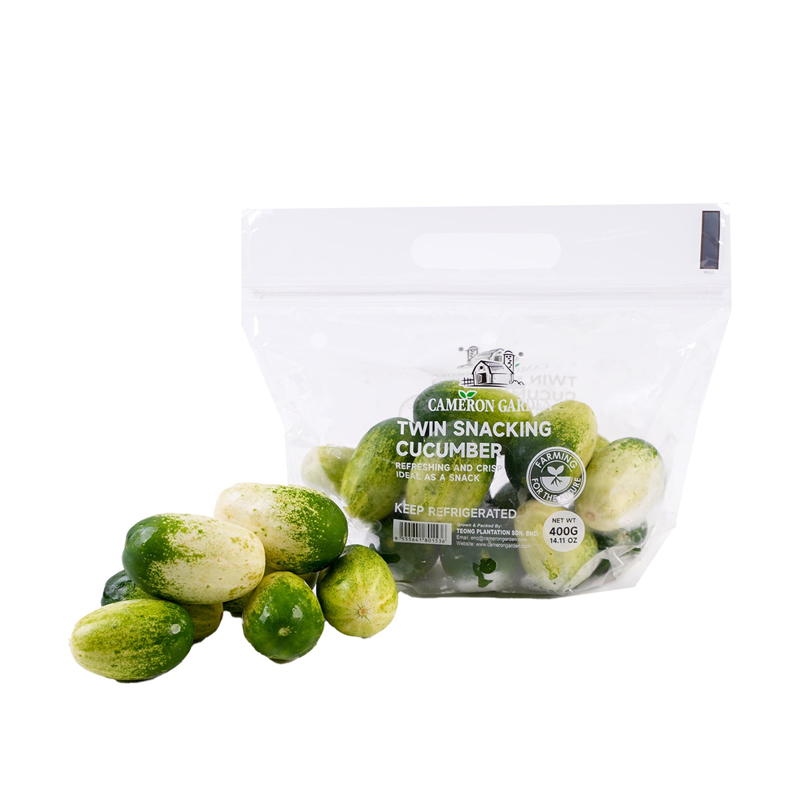 Cameron Garden Twin Mini Snacking Cucumber (Malaysia) 400g