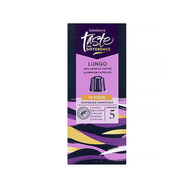 Sainsbury's Taste The Difference Lungo Coffee Pods 1pack