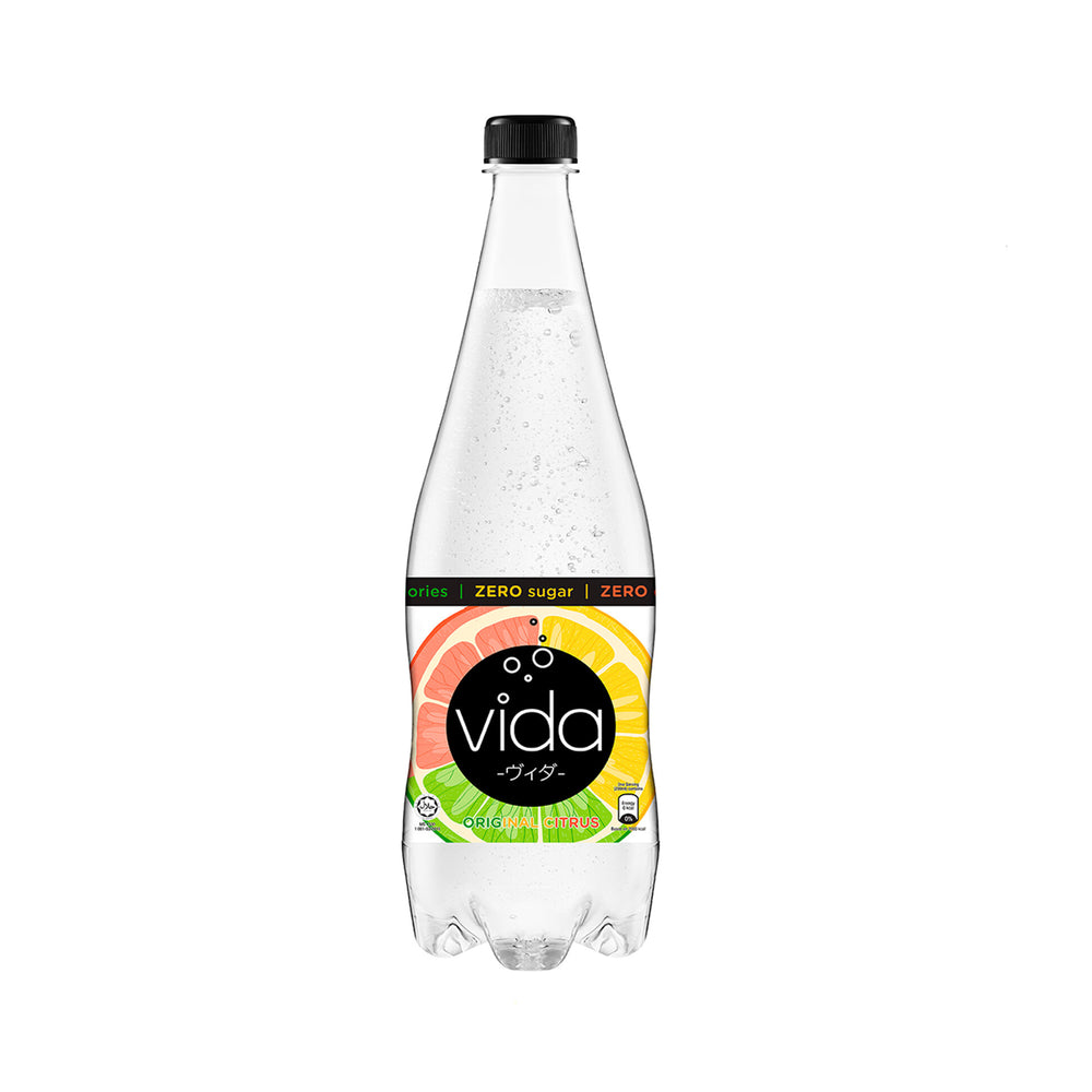 Vida Zero Original Citrus Sparkling Drink 1L
