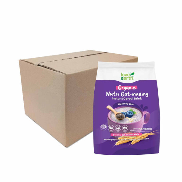 Love Earth Nutri Oat-Mazing Instant Cereal Drink Blueberry Chia Seeds 28 x 12 (highest price)
